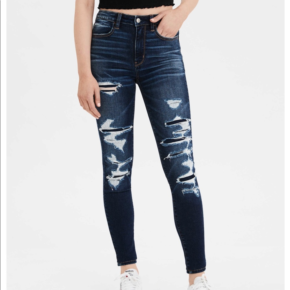 NWT AE Super High Waisted/Rise Jeggings